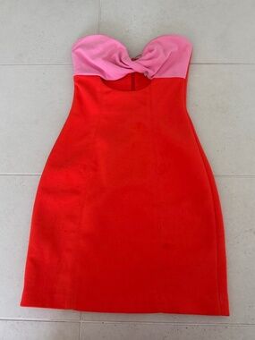 Misha XS Pink and Orange Mini Dress